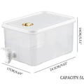 5L/3.5L  water jug with Faucet Jug Refrigerator Cold Water Bucket Dispenser Summer Fruit Juice Drink Container Fridge Pots