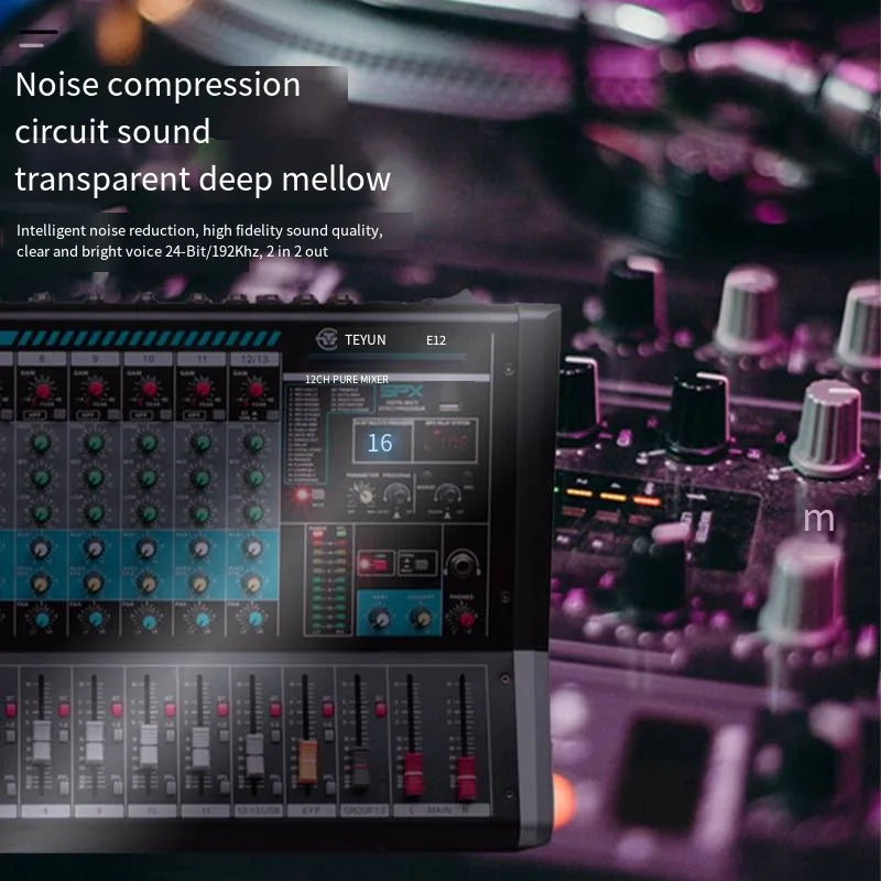 Dj Controller Mixer Audio Sound Mixing Table Card Professional Pc Digital Consoles Interface Console Pro Equipment 6/8/12Channel