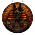 Ancient Egyptian Anubis Wall Art Sign,Rustic Acrylic, Mythical Home&Office,Man Cave Emblem,Creative Gift Idea,Room,Party Decor
