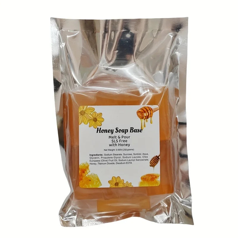 250g Melt and Pour Soap Base Glycerin for DIY Crafting Gift, Moisturizing and Gentle on Skin, Perfect for Soap Making Supplies