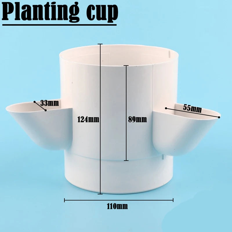 DIY Hydroponic Growing System Home Vertical Tower Veg Planter Indoor Vegetable Fruits Soilless Cultivation Equipment