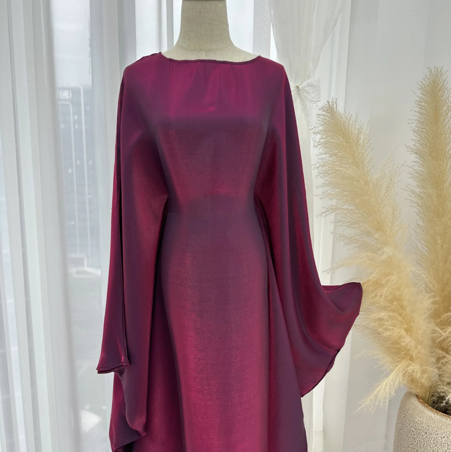 Ele Loose Robe Dr iny Fabric Par Dr Spring Summer Glowing Long Dr Women's plus Size Ele Gown