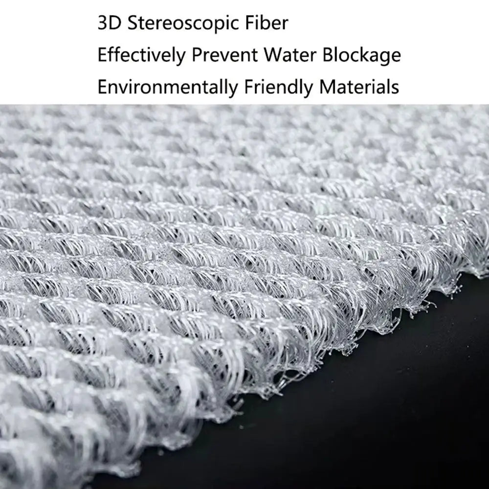 3D Aquarium Filtration Fiber Prevent Water Blockage Fish Tank Biochemical Filter Practical Bio Sponge Pad Skimmer Supplies