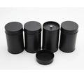 4 piece tea can with sealed double lid, suitable for bulk metal tea cans,  suitable for loose tea, coffee, candy, spices, etc.