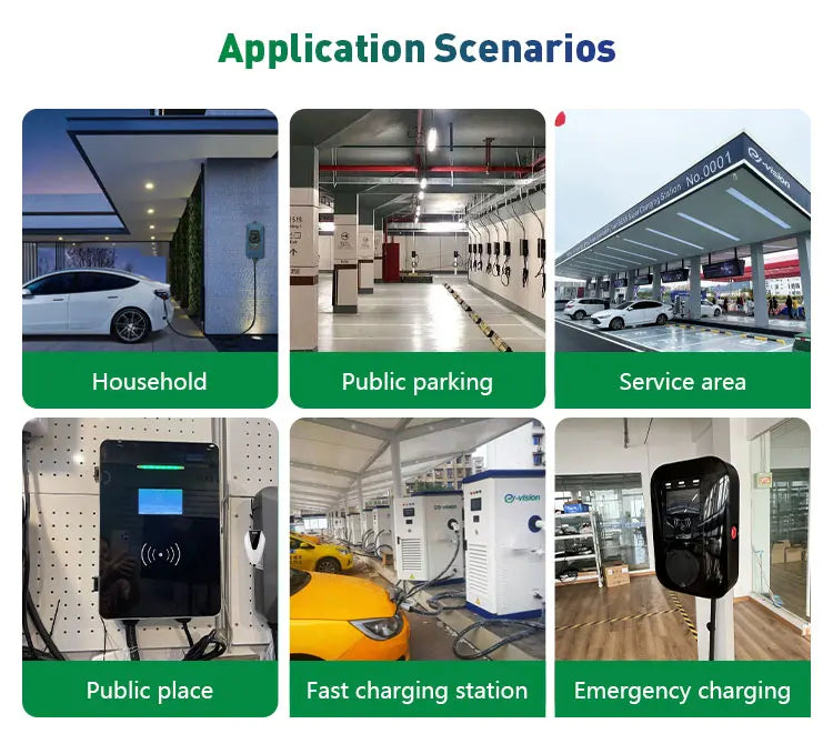 Electric Car 7kw 15kw 20kw 30kw DC Charging Station Mobile EV Charger Portable DC EV Charger