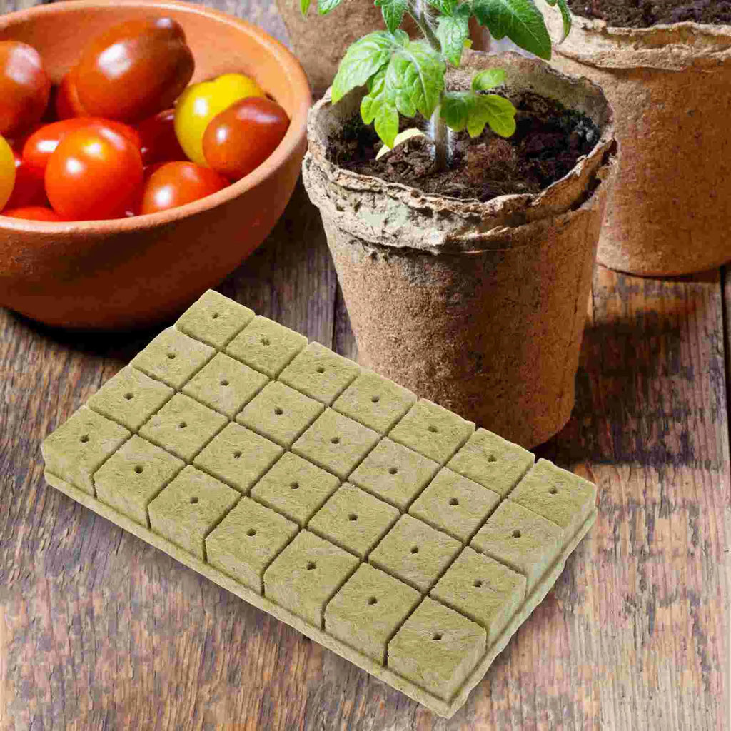 28 Pcs Cultivation Hydroponic Growing Cubes Plant Starter Cubes For Hydroponic Growing Systems And Plant Propagation Supplies