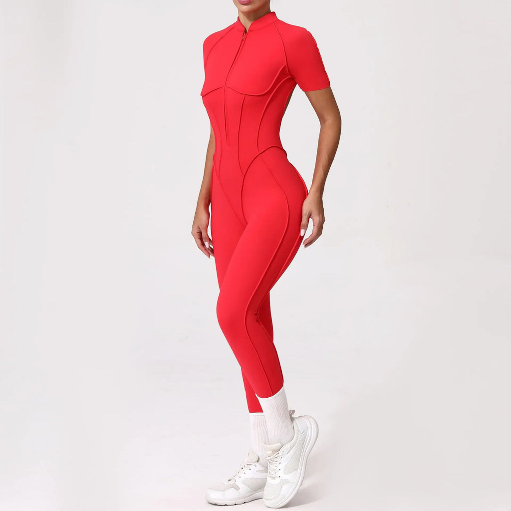2025 New Style Women Yoga Apparel Workout Suit Gym Clothing Outdoors Sports Suit Short Sleeves Long Pants Suit Fitness Suit Set