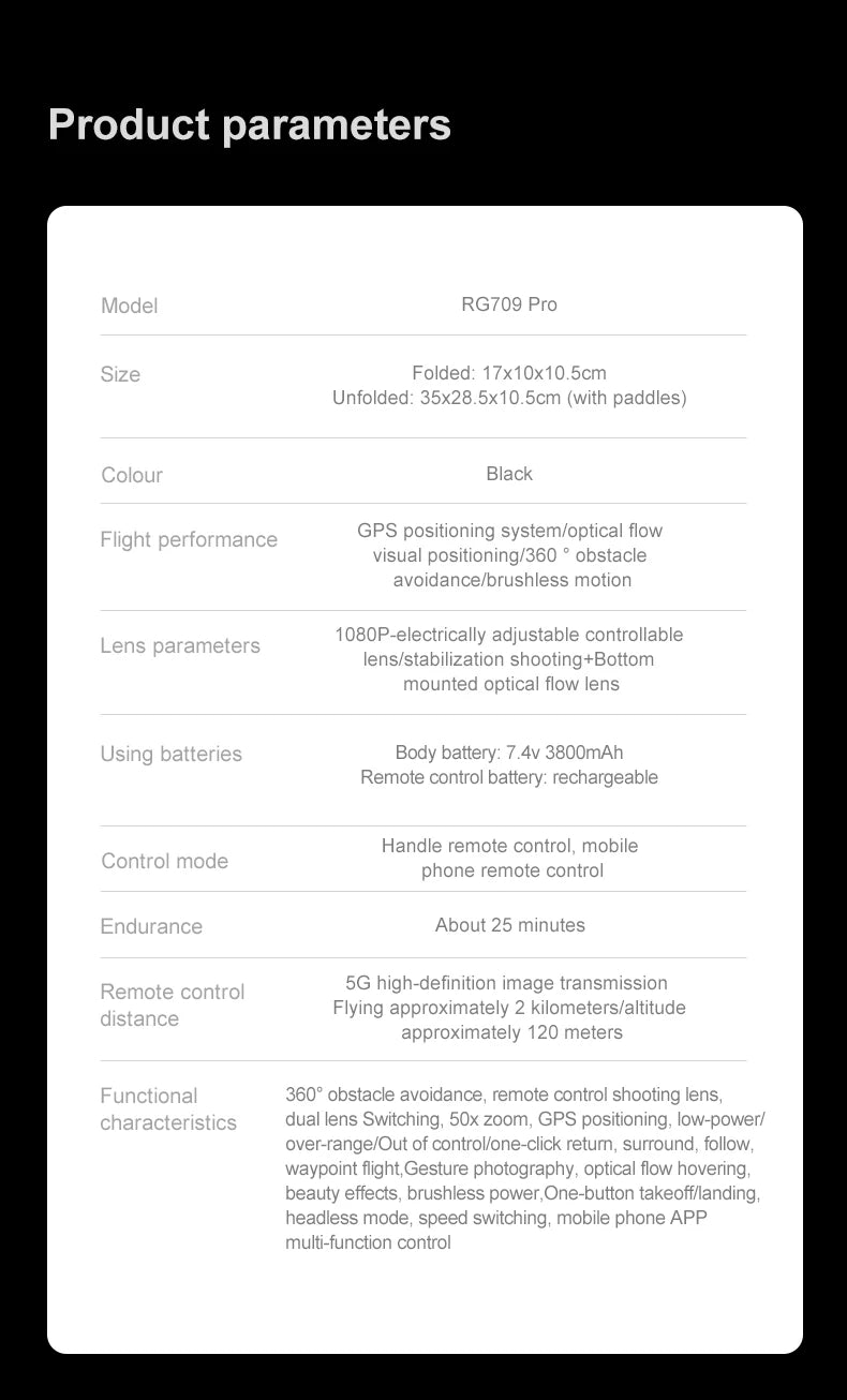 Drone Professional GPS 8K HD Dual Camera RC Drones with Screen 5G WIFI Image Transmission FPV Aerial UAV Obstacle Avoidance Dron