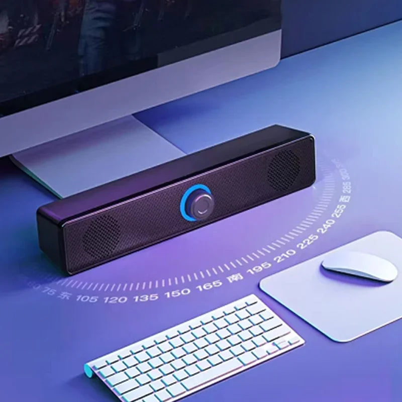 Bluetooth 4D Surround Sound System Home Cinema Computer Soundbar for TV Subwoofer Wired Stereo Powerful Speaker