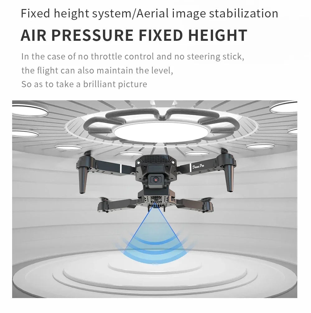 2026 New E88 Drone offers foldable design big screen 8K dual camera GPS brushless motor obstacle avoidance for RC toys gifts