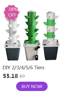 12 Holes-Hydroponic System Kits Indoor Soilless Cultivation Equipment LED Plant Growth lamp Vegetable fruit herb Planting Box