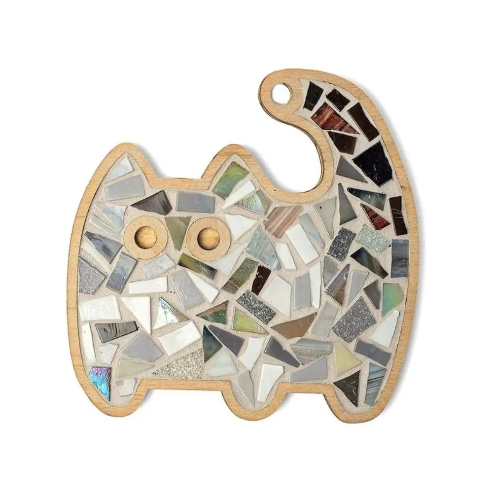 Creative Arts and Crafts DIY Mosaic Kit Stained Glass Wooden Feather Mosaic Kit Bird Bright Feather Mosaic Arts Girlfriend
