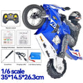 1/6 RC Motorcycle Rc Cars Self-stable Balance Standing on One Wheel Competitive Racing Drift Stunt Electric Motorcycle for Kids