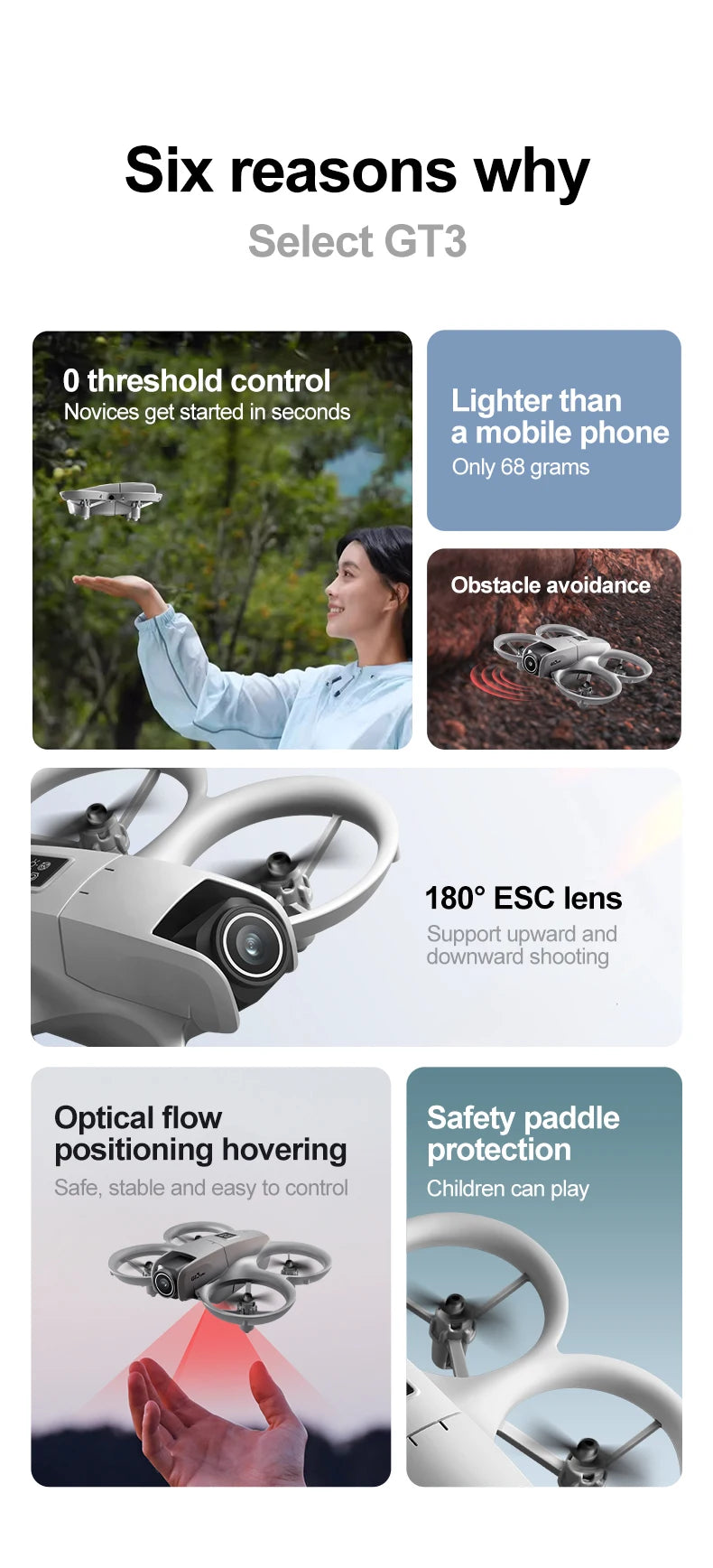 2025 GT3 RC Drone 8K 5G Professional HD Aerial Photography Obstacle Avoidance Remote Control Aircraft Dual Camera Quadcopter Toy