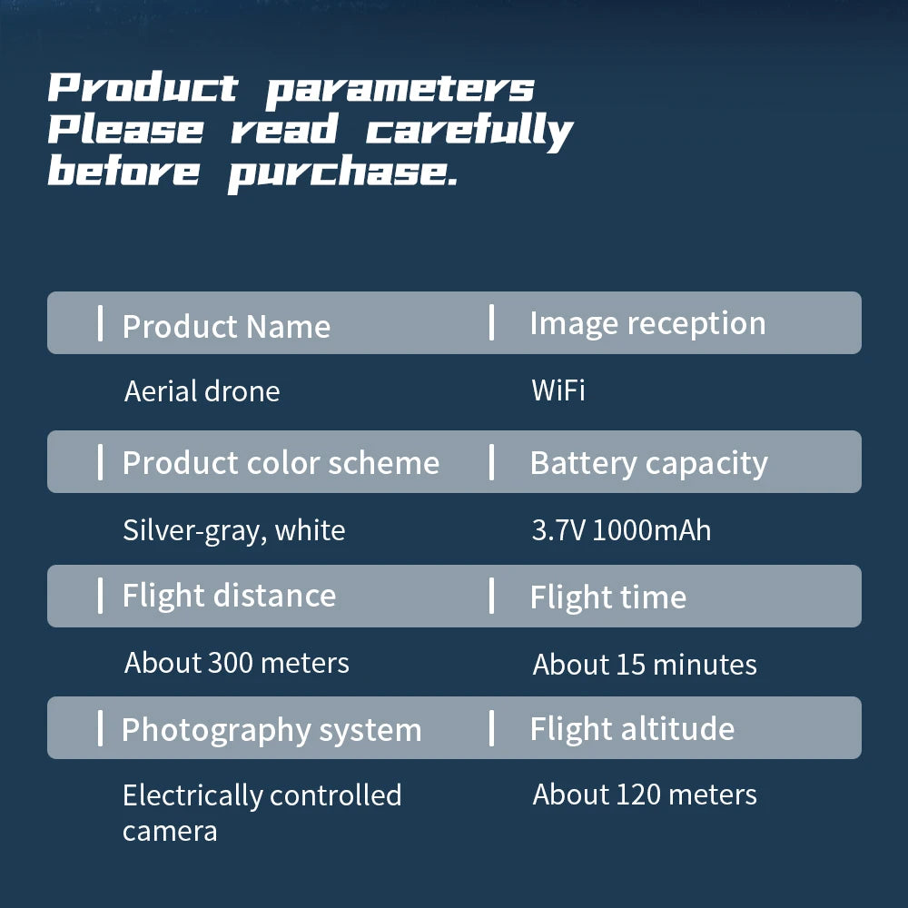 Drone Dual Camera  HD Aerial Photography Obstacle Avoidance Quadcopter RC Aircraft Unmanned Aerial Vehicle with