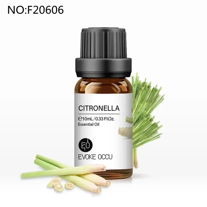 10ml Aromas Fragrance Oils Pure Undiluted Strong Smell Candle Soap Bath Home Hotel Diffuser Humidifier Candle