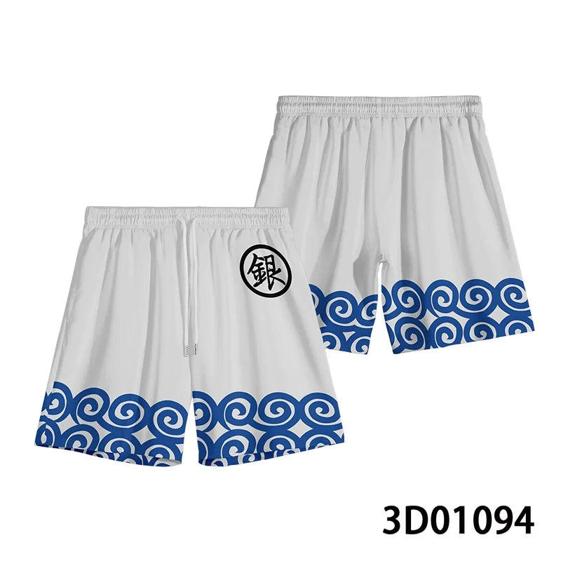 2026 Summer Loose Strawberry Shorts Mayonnaise Beach Shorts Men Swim Trunks Drawstring Waist Quick Dry Cartoon Pants Streetwear