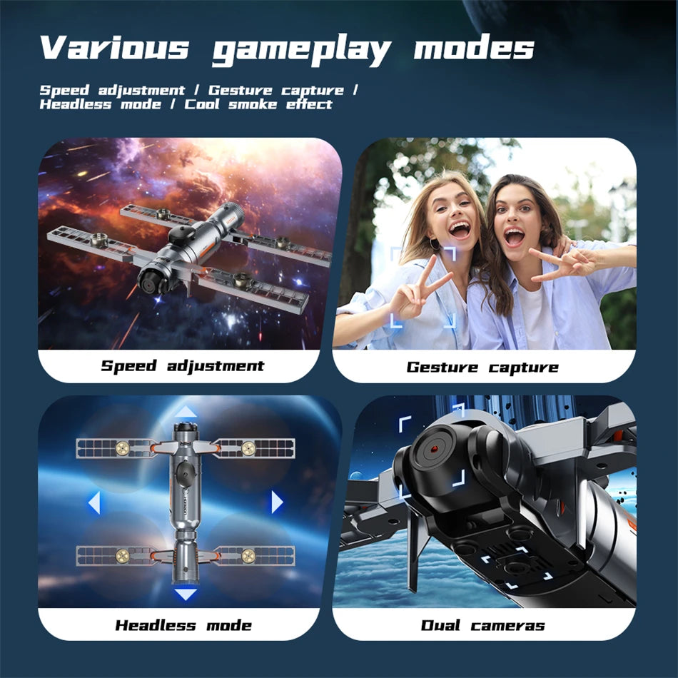 Drone Toy Gift 2026 New AE22 8K 5G infrared obstacle avoidance optical flow positioning brushless motor Oneclick spray function