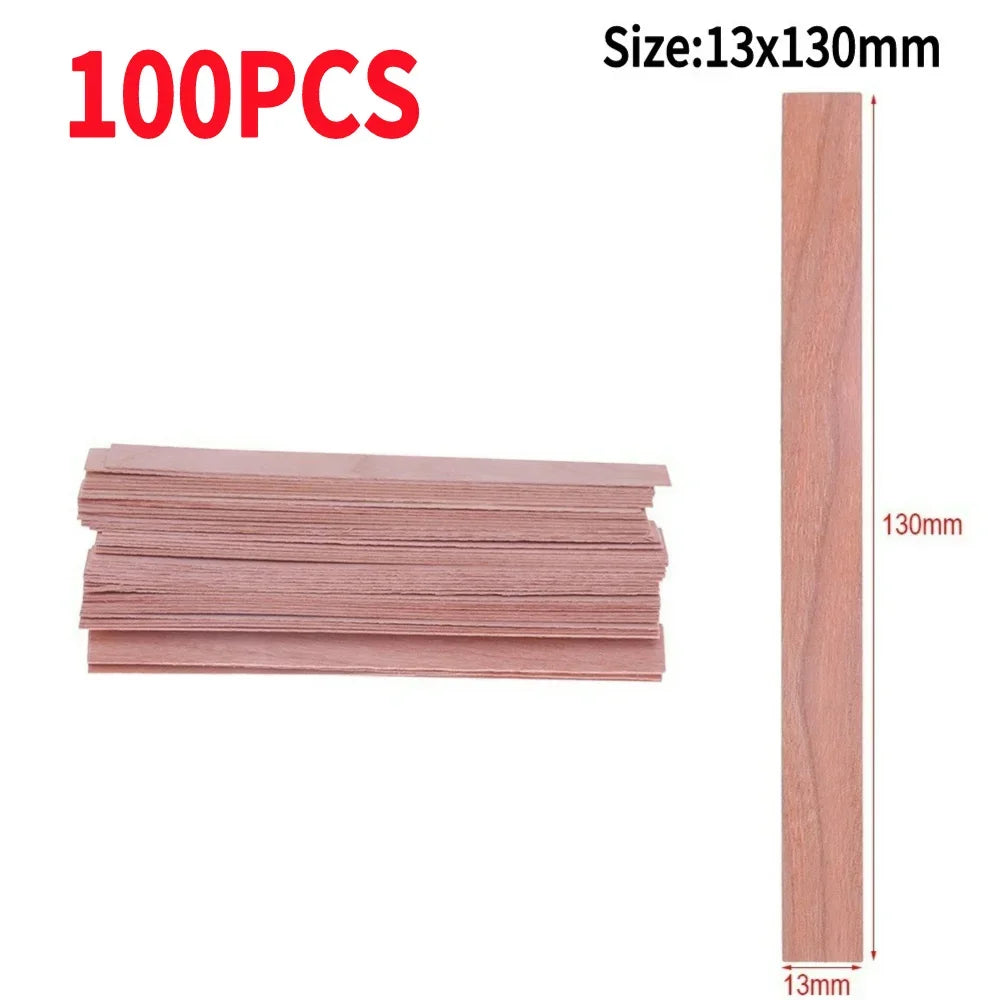 50/100PCS Wooden Candle Wicks Smokeless Candle Wicks Handmade Candles Soy or Soy Parffin for DIY Candles Making Supplies Tools