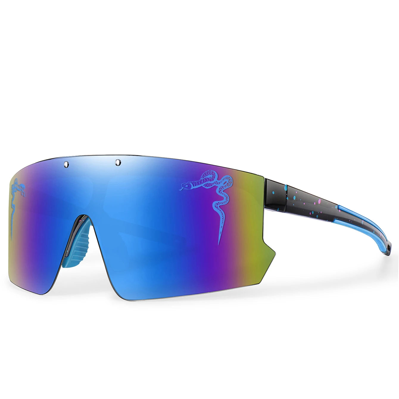 Brand 100 Cycling Sunglasses for Men and Women UV400 Protection 5 colors Big Frame Running Fishing Sports Eyewear