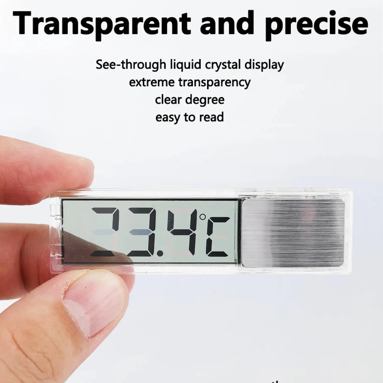 1/3pcs Aquarium Thermometer Electronic LCD Digital Fish Tank Temperature Measurement Fish Tank Temp Meter Aquarium Accessories