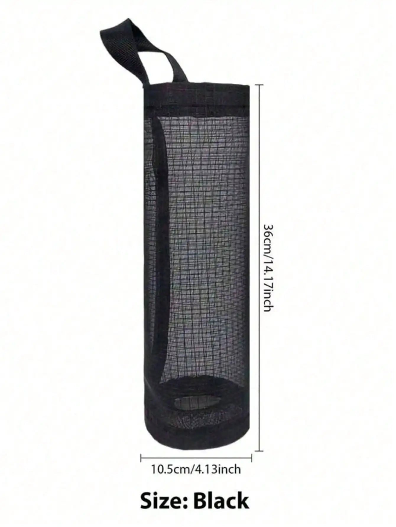 1 Wall-Mounted Plastic Bag Dispenser Rack Ideal for home kitchens, camping, organization, and kitchen accessories