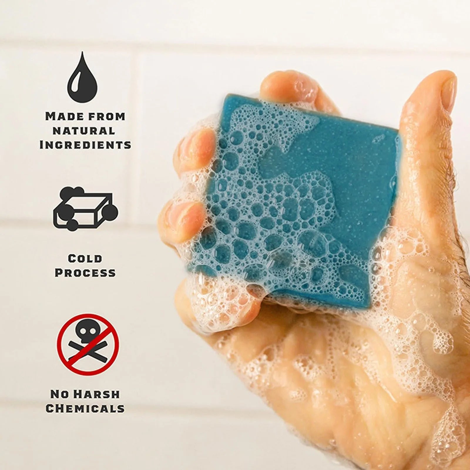 2026 Hot Natural Bar Soap for Men Variety Gift  - Cold Process Soap No Harsh  Basis Sensitive Skin Bar Soap for Body, Hands