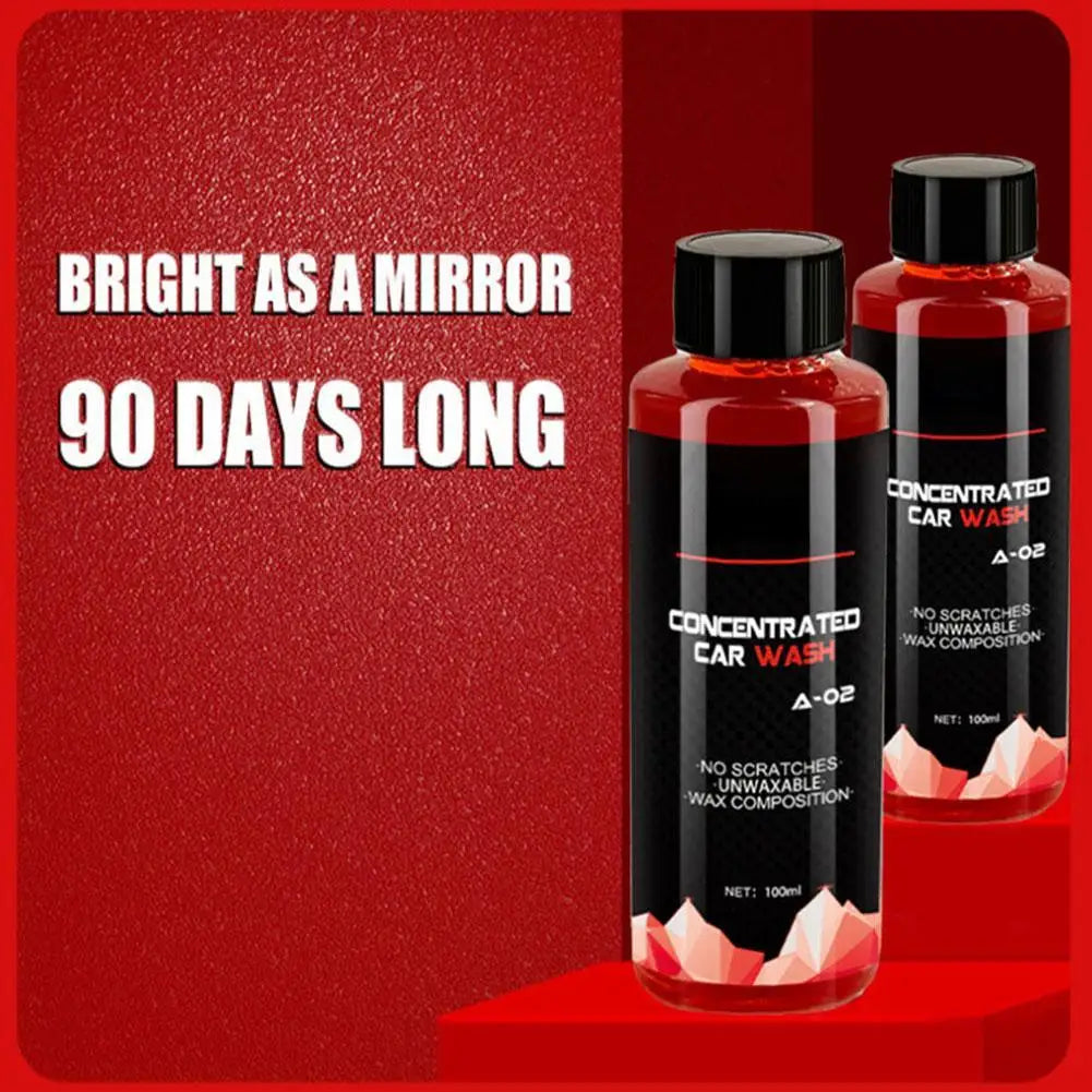 100ML Car Cleaning Foam Large Capacity High Concentration Super Foam Car Wash Liquid Auto Washing Shampoo Car Wash Supplies