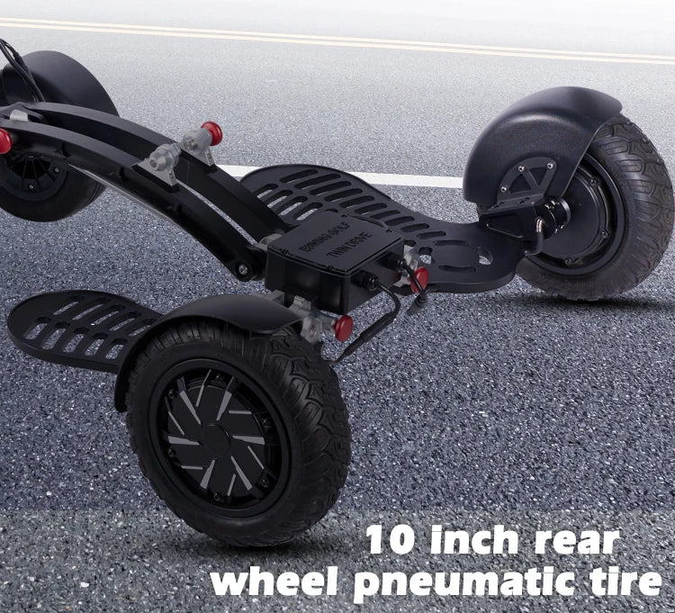 Eswing 2025 Four Wheel Stand up Golf Buggy 10 Inch 1600W Electric Golf Cart Folding Trolley Golf Scooter for Golf Courses