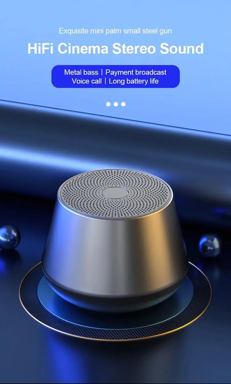 2026 New Choice Portable Bluetooth 5.0 Mini Speaker Stereo Surround Wireless Bluetooth Speakers Music Audio Player Loudspeaker