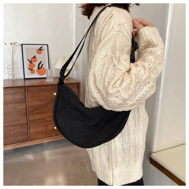 Convenient casual nylon women's crossbody bag shoulder bag large capacity handbag women's travel shopping bag women's wallet