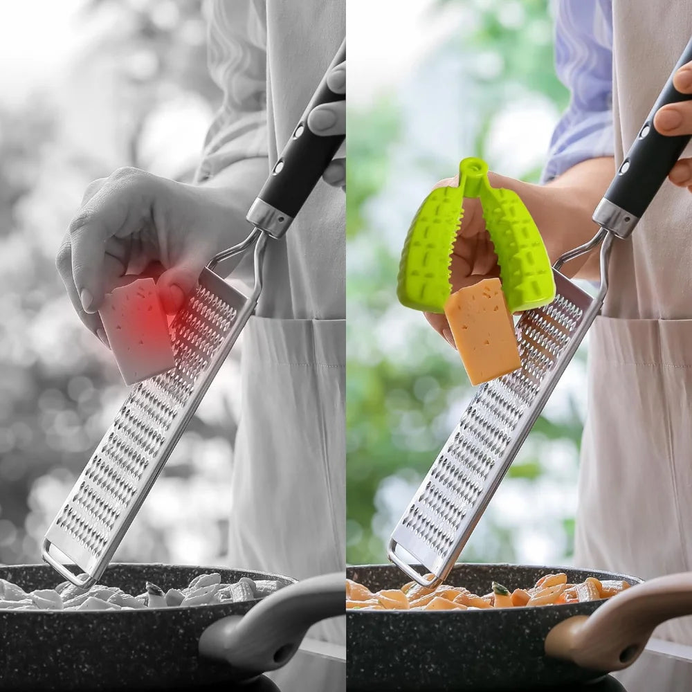 1pc Multifunctional Finger Guard for Food Cutting! Kitchen Essential, Protect Fingers While Slicing Veggies, Potatoes & More