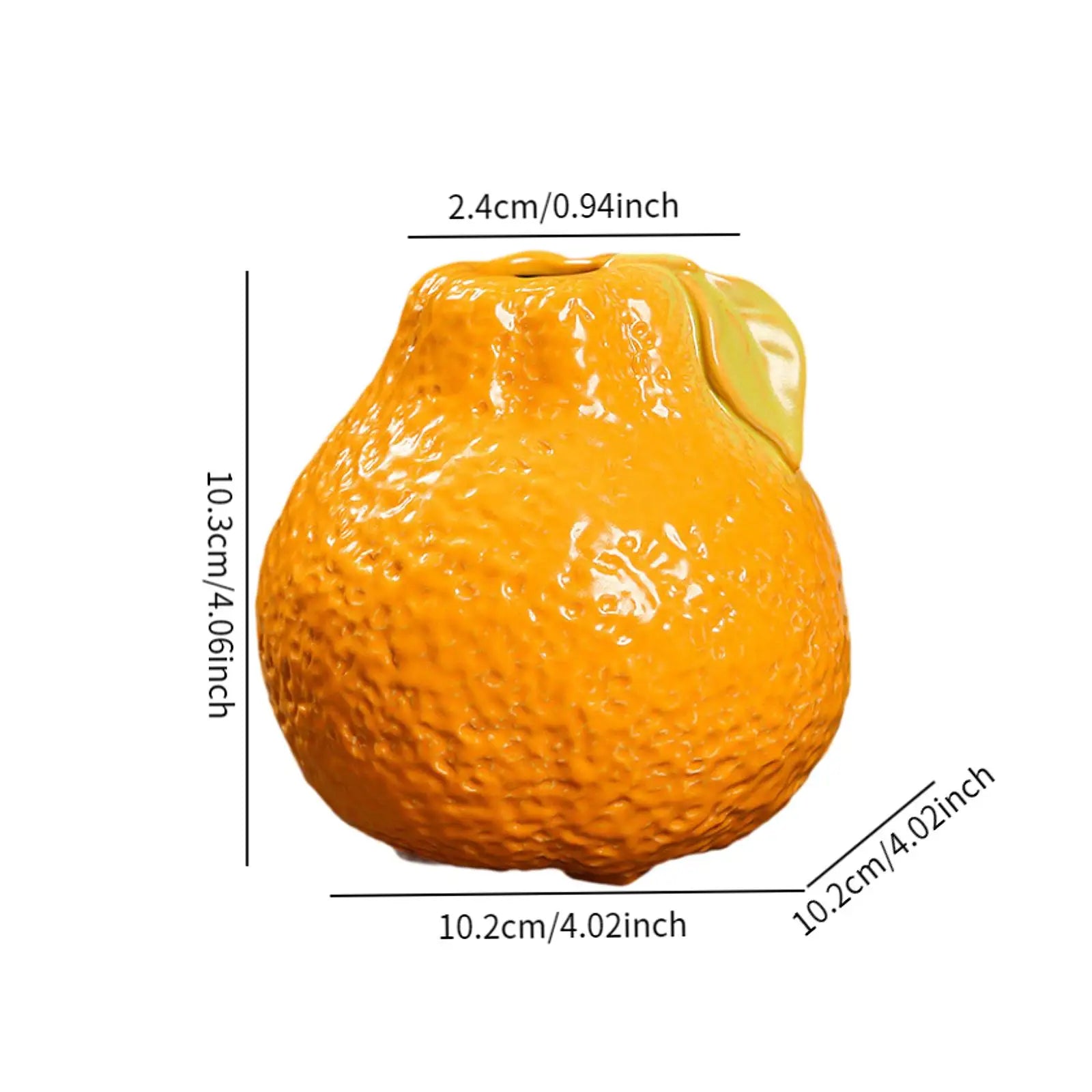 Creative Ceramic Vase Fruit Shaped Flower Vase Hydroponics Hydroponics Office Desktop Ornaments Home Garden Decor