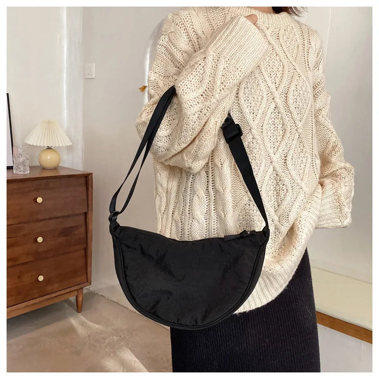 Convenient casual nylon women's crossbody bag shoulder bag large capacity handbag women's travel shopping bag women's wallet