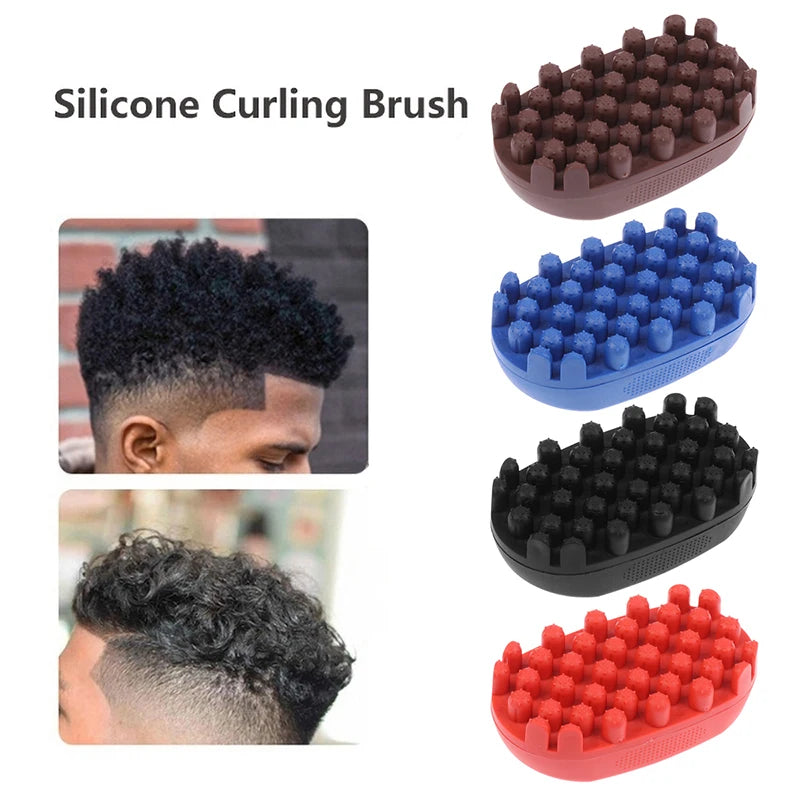 1Pcs Professional Curly Hair Sponge Twist Brush Magic African Coil Wave Dreadlock Natural Hairbrush Afro Salon Hair Styling Tool