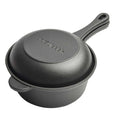 Cast Iron Pan with Skillet Lid BBQ heating fast Nonstick Stovetop Heavy Duty Soup Pot Frying Pan Stewpot for camping