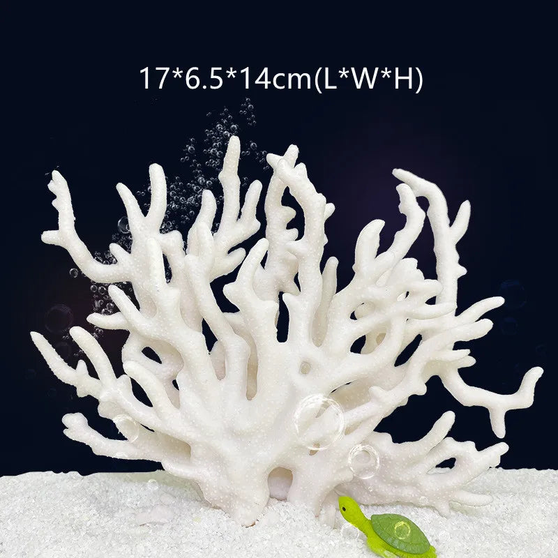 Aquarium Decoration Aquarium Coral Simulation Artificial Fake Coral Fish Tank Plants Landscape Decoration Aquarium Decor