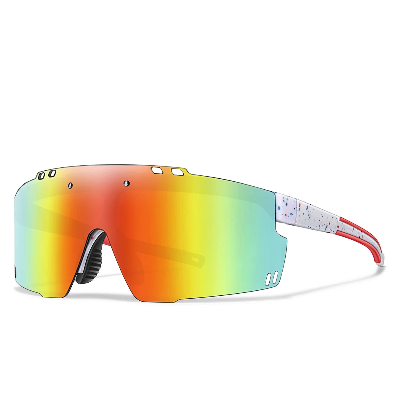 Brand 100 Cycling Sunglasses for Men and Women UV400 Protection 5 colors Big Frame Running Fishing Sports Eyewear
