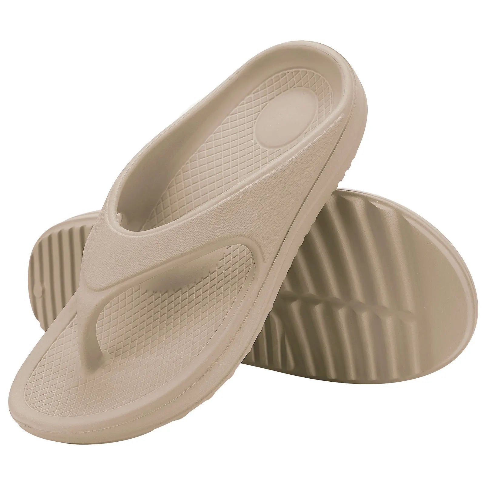 Bebealy Women Orthopedic Slippers With Arch Support Outdoor Men Slippers Soft Antiskid Home Slippers Indoor EVA Cloud Slippers