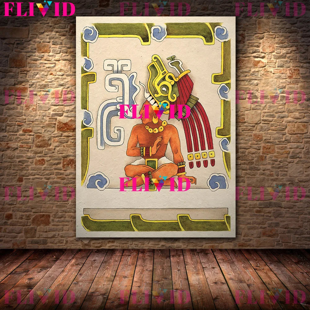 Ancient Egyptian Art Poster Print,Scarab,Anubis,Sekhmet,Horus Falcon,Ancient Gods Wall Art Canvas Painting,Home Decor Unframed
