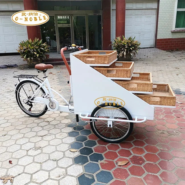 3 Wheel Electric Food Cart /street Food Vending Cart Bikes Selling Snacks