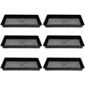 6Pcs Microgreens Growing Trays Sturdy Plant Nursery Plate for Seed Germination Reusable Sowing Tray with High Bearing Capacity