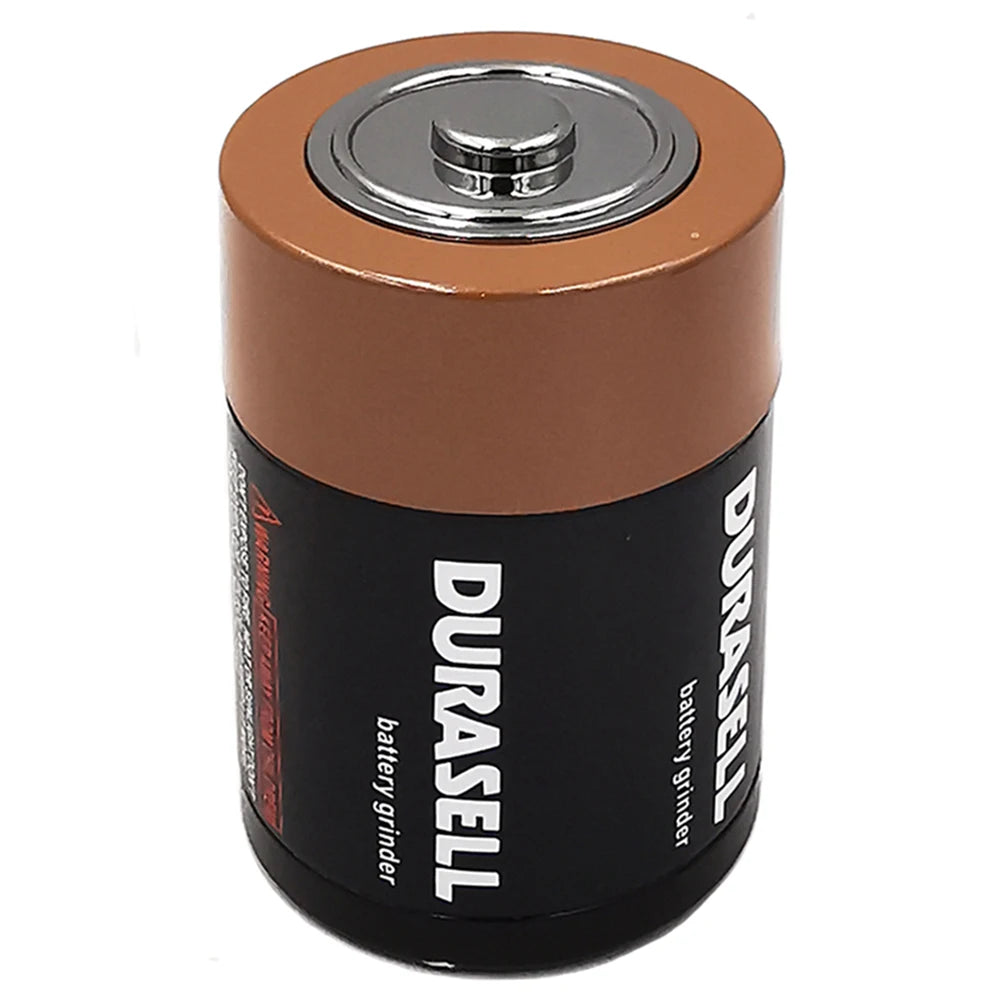 Battery Shaped Metal Herb Grinder Style 3 layers Tobacco Grinder Tool