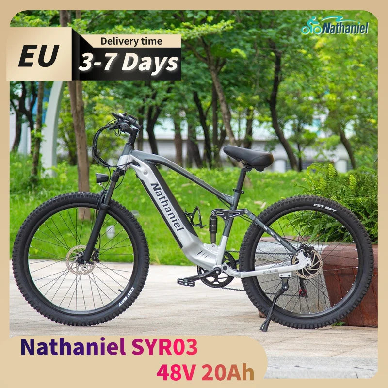 Electric bicycle 1000W 48V 20AH, 27.5“ E-Bike Long Range for Mountain & Road Riding ,electric bike adults,Mountain bikes