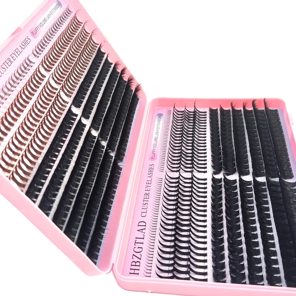 80D-160D Eyelash Book Style Bottom+Spike Cluster Eyelash Manga Eyelash Cluster Extension Spike Cluster Anime Eyelash