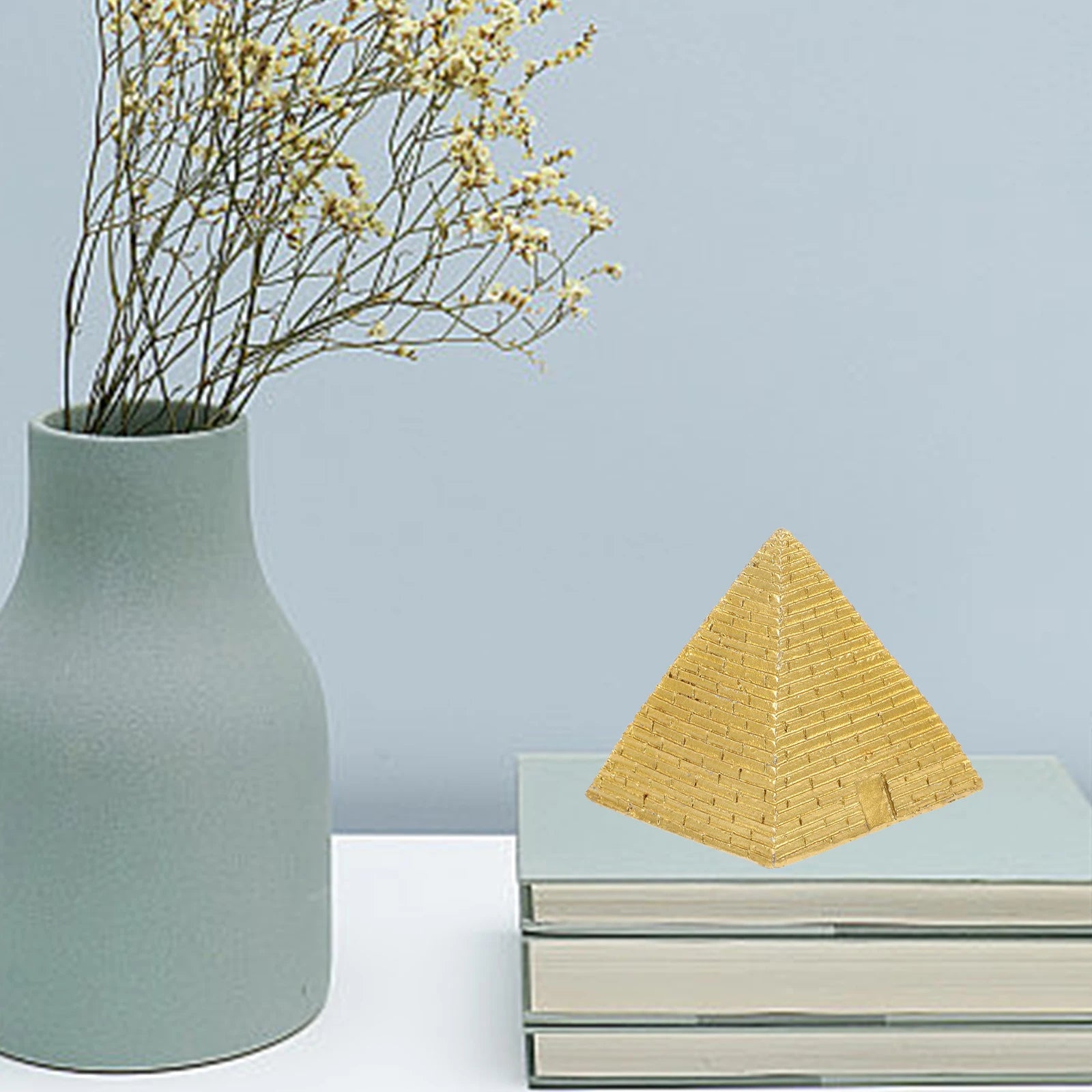 Egyptian Pyramid Egyptian Pyramid Model Sand Table Decorative Model Resin Miniature Figurine Desktop Decor Home Decoration New