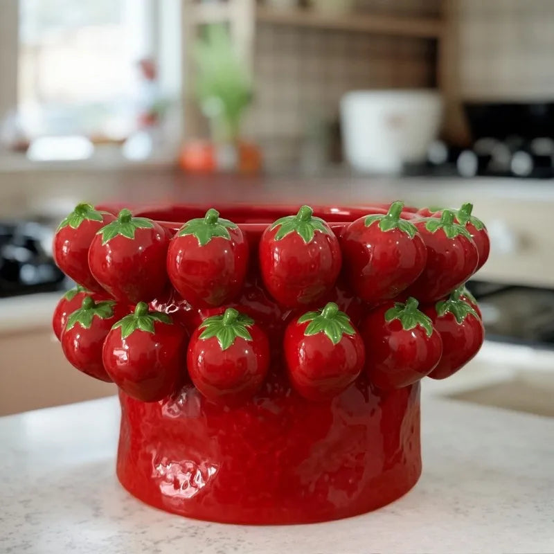 Ceramic Flower Pot Indoor Flowerpots Large Luxury Decorative Table Flowerpot Pretty Modern Cute Elegant Vase Garden Accessories