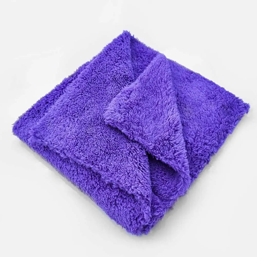 Car Detailing Polishing Auto supplies Edgeless Cleaning Towel Plush Washing Rag Car Cleaning Cloth Extra Microfiber Towels