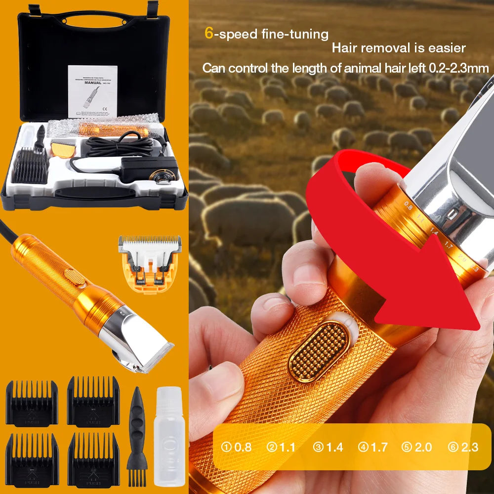 Electric Cashmere Goat Shearer 12V Household Pet (Cat/Dog/Rabbit/Sheep) Professional Hair Trimmer Carpet Tufting Trimmer