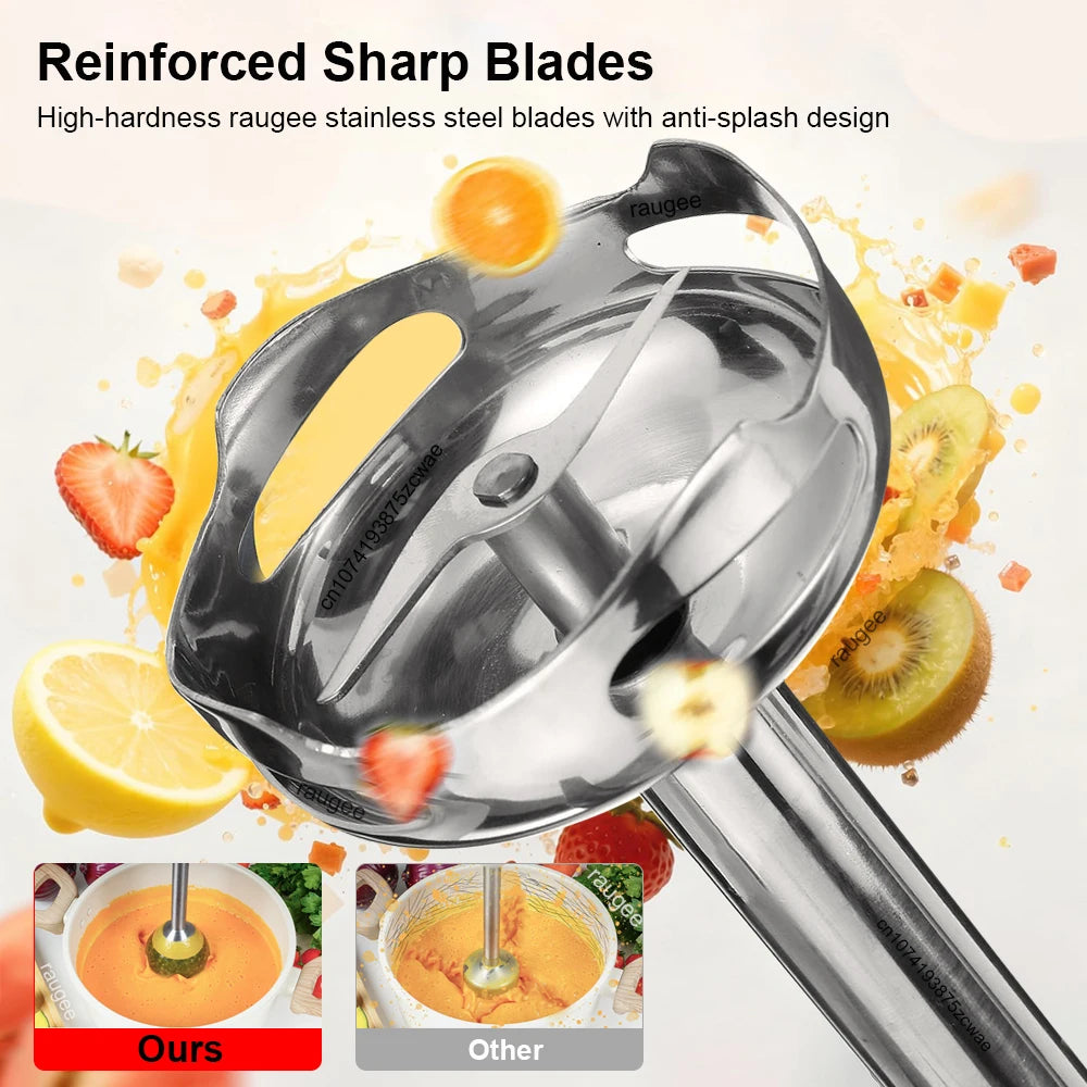 4in1 Electric Blender Multifunctional Kitchen Hand Blender Meat Chopper Egg Beater Vegetable Baby Food Juice Portable Blender